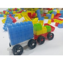 abnturk Eğitici Yaratıcı 150 Parça LEGO Seti Ufku Açar,zeka Geliştirip Beceri Kazandır Bina,araba,tren Setli