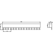 Siemens 3RV1915-1DB 3 Fazlı 3 Çıkışlı Motor Koruma Barası