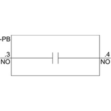 Siemens 3SU1400-1AA10-3BA0 Buton Üzerine Montajlanabilir Yaylı Klemensli Nc Kontak