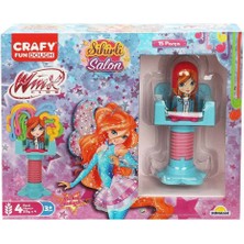 Crafy 9802 Crafy Winx Sihirli Salon Oyun Hamur Seti 15 Parça -Sunman