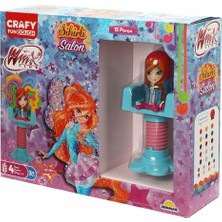 Crafy 9802 Crafy Winx Sihirli Salon Oyun Hamur Seti 15 Parça -Sunman