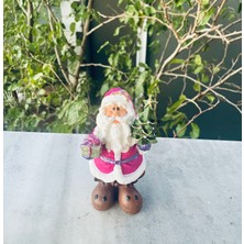 Panega Design Yılbaşı Noel Baba Pembe Biblo