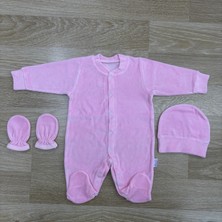 Sonem Baby Yenidoğan Kadife Uzun Kollu Bebek Tulum