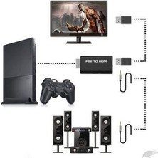 Soylu Elektronik Ps2 Uyumlu To HDMI Tv Kablosu Çevirici Adaptör Dönüştürücü Playstation 2