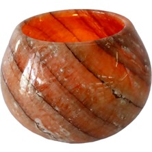 Taru Pasaj El Yapımı Oniks Hacıyatmaz Mumluk – Doğal Taş ile Sıcak ve Şık Dekor