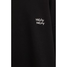 Matchy Matchy Black Kadın Sweatshirt L