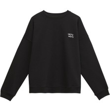 Matchy Matchy Black Kadın Sweatshirt L