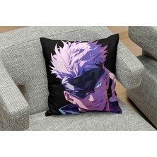 Jujutsu Kaisen Gojo Desenli Kare Yastık Kılıfı