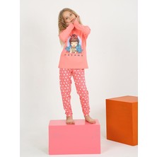 Kız Çocuk Uzun Kollu %100 Pamuklu Pijama Takımı Let Your