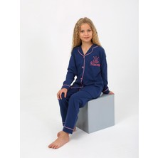Kız Çocuk Uzun Kollu %100 Pamuklu Pijama Takımı Little Princess