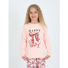 Kız Çocuk Uzun Kollu %100 Pamuklu Pijama Takımı Place Paris