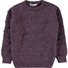 Civil Girls Kız Çocuk Kazak 2-5 Yaş Mor