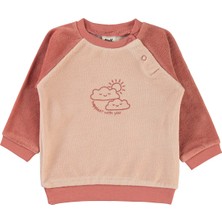 Civil Baby Kız Bebek Sweatshirt 6-18 Ay Pudra