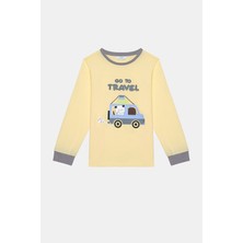 Penti Pamuklu Erkek Çocuk Travel 2li Çok Renkli Pijama Takımı