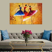 Miyrem Exclusive Serie"  Pop Art Dans Eden Kadınlar Kanvas Tablo