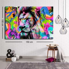 Miyrem Exclusive Serie"  Aslan Pop Art Kanvas Tablo