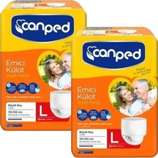 Canped Emici Külot Hasta Bezi Büyük Boy Large 60 Adet Eko Paket