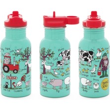 Tyrrell Katz 400 ml Pipetli Paslanmaz Çelik Matara Farmyard