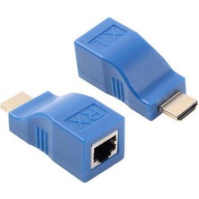 Leonpro 30 Metre HDMI Extender Cat6 ile HDMI Uzatıcı Cat5 ile 30 Metre HDMI Uzatıcı