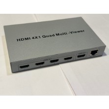 Leonpro HDMI 4x1 Quad Multi Viewer 4 Lü HDMI Ekran Bölücü