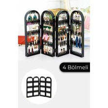 Bi-Öz Home 4 Bölmeli Katlanır Küpe ve Takı Düzenleyici, Takı Organizeri