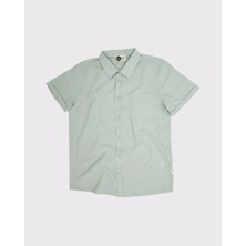 RG Brand Genç Keten Kısa Kollu Gömlek