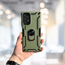 SAMSUNG A33 YÜZÜKLÜ STANDLI  TANK KILIF  (ARMOR MILITARY CASE)