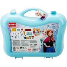 Crafy 1877 Crafy Frozen Çantalı Oyun Hamuru Seti 200 G 20 Parça