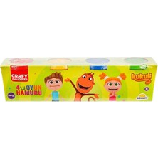 Crafy 2471 Crafy Kukuli 4'lü Oyun Hamuru 560 G -Sunman