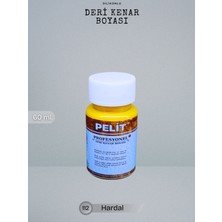 Pelit Silikonlu Deri Kenar Boyası 112 Hardal 60 ml Deri Hobi