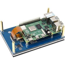 WaveShare Raspberry Pi Için 5inç Kapasitif Dokunmatik LCD Ekran Modülü - Dsı Arayüz - 800X480 Piksel