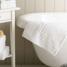 Caqqa Otel Havlu Takımı %100 Pamuk 3'lü Set El Yüz Banyo ve Ayak Havlusu