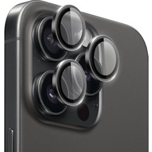 Nettech Apple iPhone 16 Pro Max Uyumlu Safir Lens Kamera Cam Koruyucu