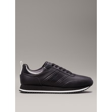 Calvin Klein Siyah Erkek Sneaker Low Top Lace Up Lth Hf