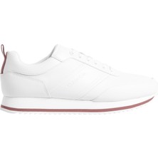 Calvin Klein Beyaz Erkek Sneaker Low Top Lace Up Lth Hf