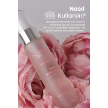 Gül Suyu Gözenek Sıkılaştırıcı Aydınlatıcı ve Arındırıcı Tonik %100 Doğal ve Saf 30 ml - Seyahat Boyu