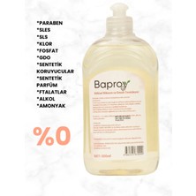 Baproy Bebekler Için Bitkisel Biberon Emzik Temizleyicisi 500 ml * 4 Adet