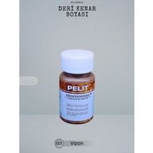 Pelit Silikonlu Deri Kenar Boyası 133 Vizon 60 ml Deri Hobi