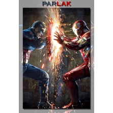 Callwood Kaptan Amerika: Iç Savaş/civil War Kaptan Vs Iron Man Film Posteri/ Yüksek Kaliteli Baskı