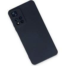 Newface Xiaomi Redmi Note 11 Pro Plus 5g Kılıf Nano Içi Kadife  Silikon - Lacivert 13