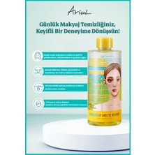 Ariul Tüm Cilt Tipleri İçin Uygun Micellar Dudak ve Göz Makyajı Temizleme Suyu Aleo Vera İçerikli 300 Ml