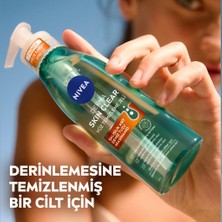 NIVEA Derma Skin Clear Niasinamid ve Salisilik Asit (BHA) İçeren Sivilce Karşıtı Yüz Temizleme Jeli 150ml, Karma ve Yağlı Ciltler