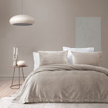 Yataş Belly Çift Kişilik Battaniye Yatak Örtüsü Set - Bej