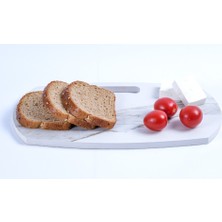 Iroko'l %100 Mermer Kesim Tablası (Mermer Sunum Tabağı)