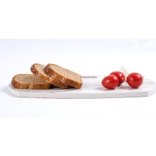 Iroko'l %100 Mermer Kesim Tablası (Mermer Sunum Tabağı)