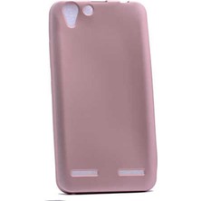 Megafox Teknoloji Lenovo Vibe K5 Uyumlu Kılıf Premier Silikon Kapak, Rose Gold