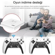 Qasul M5 Game Box 2.4g 10K Ultra Hd 64 GB Tv Game Box Android 12.1 Tv 2 Adet Oyun Konsolu Uyumlu