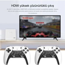 Qasul M5 Game Box 2.4g 10K Ultra Hd 64 GB Tv Game Box Android 12.1 Tv 2 Adet Oyun Konsolu Uyumlu