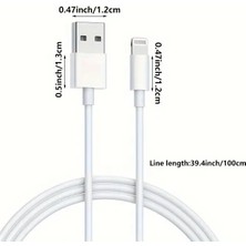 SL-227/IOS USB Data Kablosu, Şarj Kablosu - Tip A\'dan Lightning 1mt