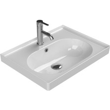 Turkuaz Arya Etajerli Lavabo 60 x 45 cm